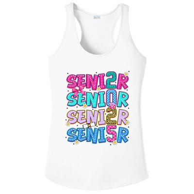 Senior 2025 Back To School Graduation Ladies PosiCharge Competitor Racerback Tank