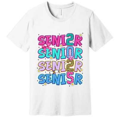 Senior 2025 Back To School Graduation Premium T-Shirt