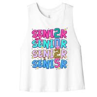 Senior 2025 Back To School Graduation Women's Racerback Cropped Tank