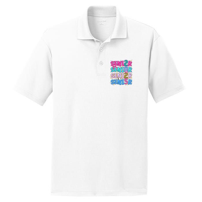 Senior 2025 Back To School Graduation PosiCharge RacerMesh Polo