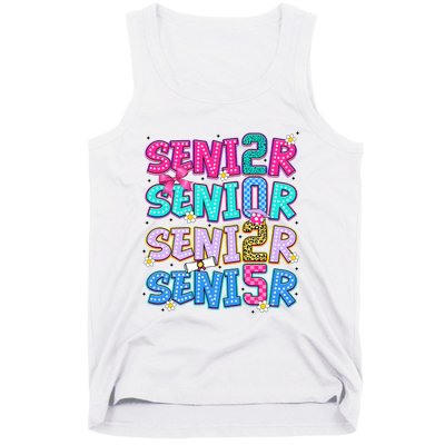 Senior 2025 Back To School Graduation Tank Top