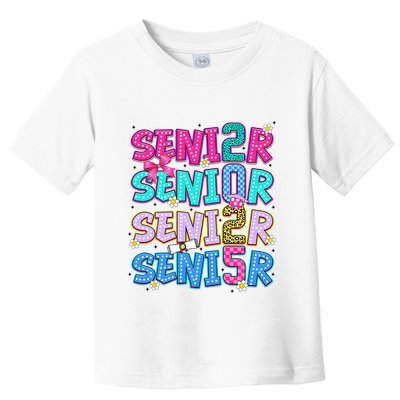 Senior 2025 Back To School Graduation Toddler T-Shirt