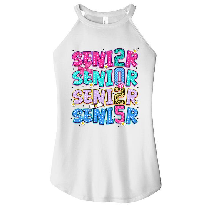 Senior 2025 Back To School Graduation Women's Perfect Tri Rocker Tank