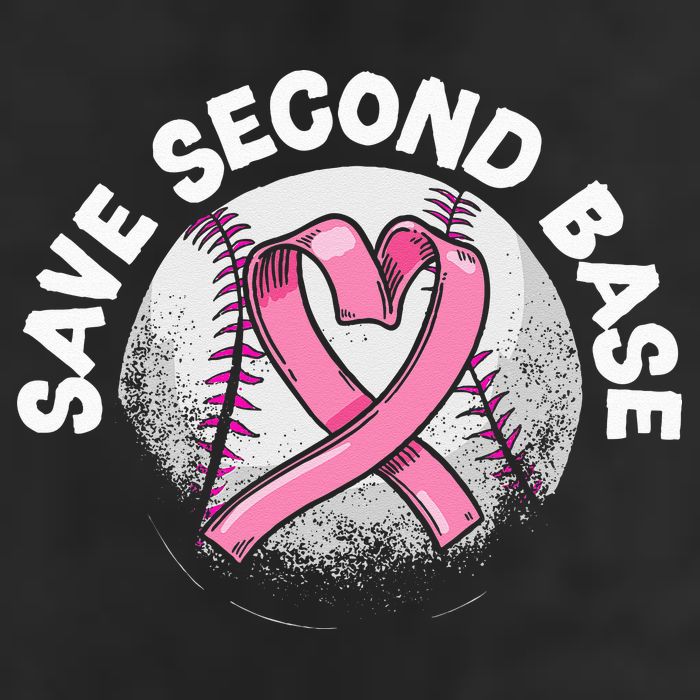 Save 2nd Base Baseball Player Breast Cancer Awareness Hat
