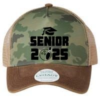 Senior 2025 Bowling Graduation Funny Class Of 2025 Retro Gift Legacy Tie Dye Trucker Hat
