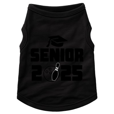 Senior 2025 Bowling Graduation Funny Class Of 2025 Retro Gift Doggie Tank