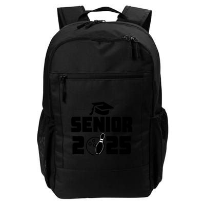 Senior 2025 Bowling Graduation Funny Class Of 2025 Retro Gift Backpack