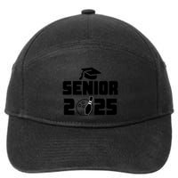 Senior 2025 Bowling Graduation Funny Class Of 2025 Retro Gift 7-Panel Snapback Hat