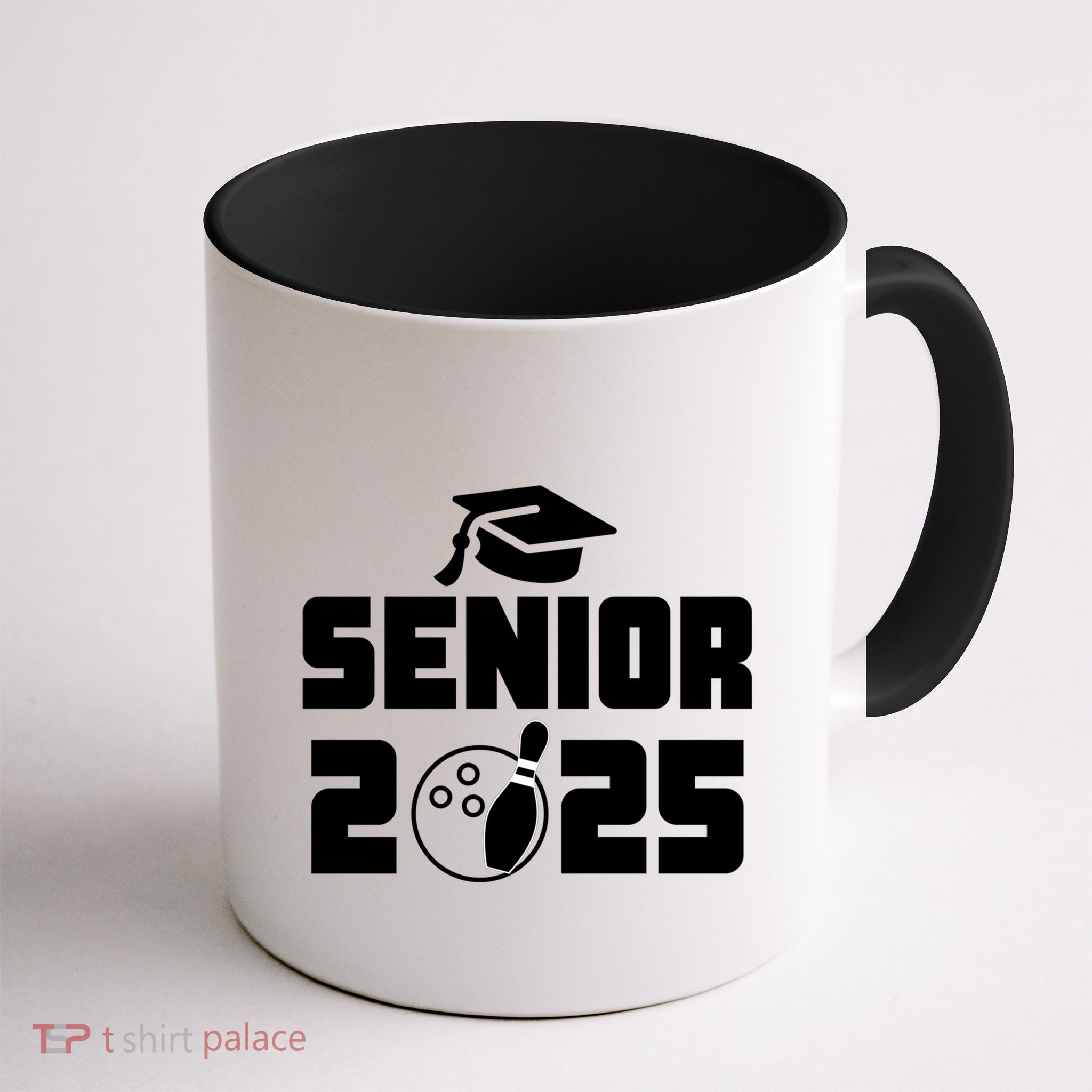 Senior 2025 Bowling Graduation Funny Class Of 2025 Retro Gift Mug