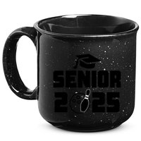 Senior 2025 Bowling Graduation Funny Class Of 2025 Retro Gift 15oz Campfire Ceramic Mug