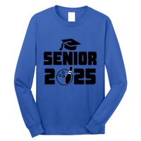 Senior 2025 Bowling Graduation Funny Class Of 2025 Retro Gift Long Sleeve Shirt