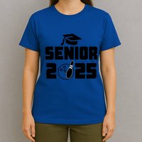 Senior 2025 Bowling Graduation Funny Class Of 2025 Retro Gift T-Shirt