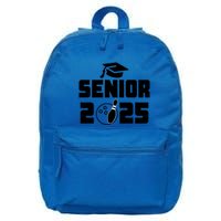 Senior 2025 Bowling Graduation Funny Class Of 2025 Retro Gift 16 in Basic Backpack