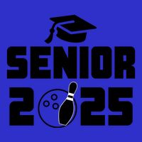 Senior 2025 Bowling Graduation Funny Class Of 2025 Retro Gift 16 in Basic Backpack