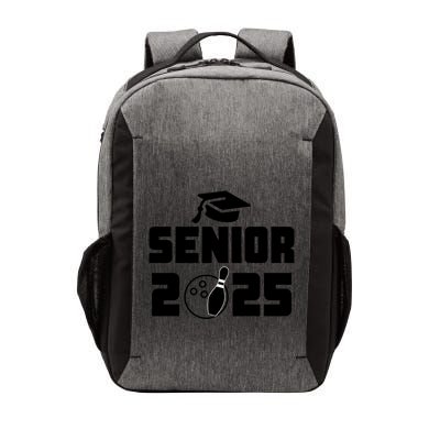Senior 2025 Bowling Graduation Funny Class Of 2025 Retro Gift Vector Backpack