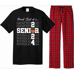 Senior 2024 Basketball Dad Gift Class Of 2024 Proud Dad Gift Pajama Set