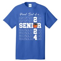 Senior 2024 Basketball Dad Gift Class Of 2024 Proud Dad Gift Tall T-Shirt