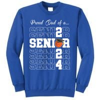 Senior 2024 Basketball Dad Gift Class Of 2024 Proud Dad Gift Tall Sweatshirt