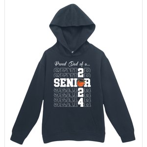 Senior 2024 Basketball Dad Gift Class Of 2024 Proud Dad Gift Urban Pullover Hoodie