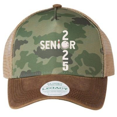 Senior 2025 Bowling Player Graduating Class Of 2025 Gift Legacy Tie Dye Trucker Hat
