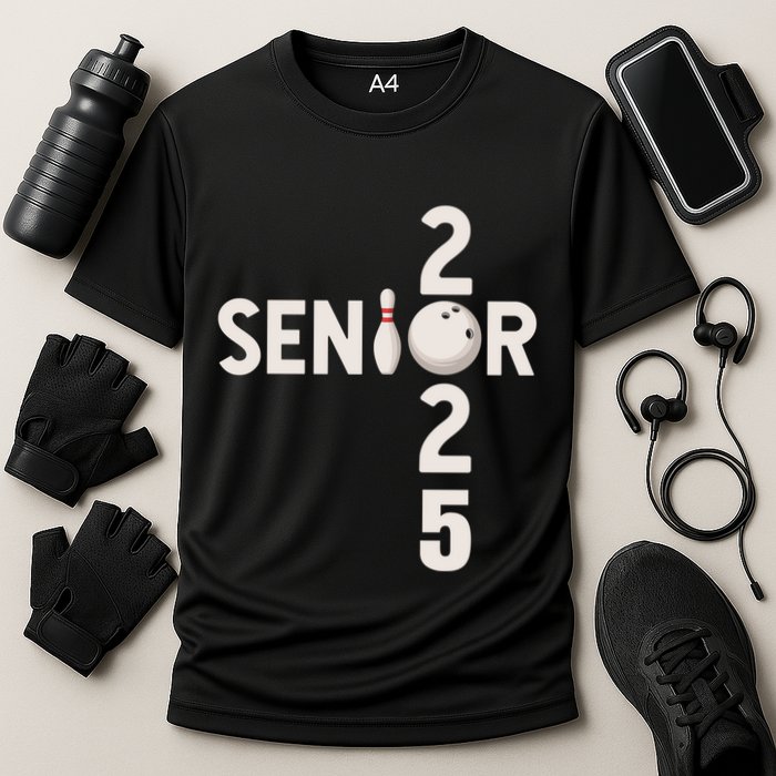 Senior 2025 Bowling Player Graduating Class Of 2025 Gift Performance Shirt