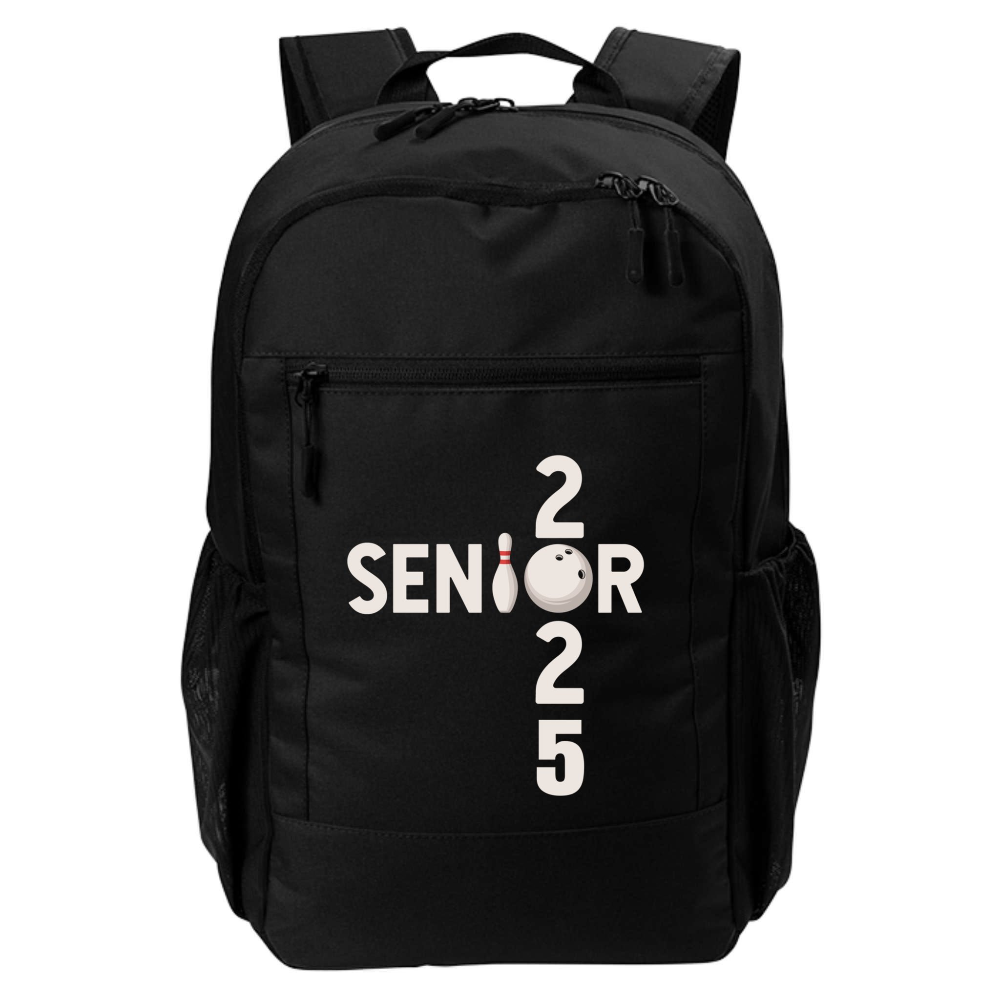 Senior 2025 Bowling Player Graduating Class Of 2025 Gift Backpack