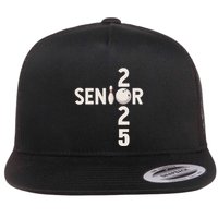 Senior 2025 Bowling Player Graduating Class Of 2025 Gift Flat Bill Trucker Hat