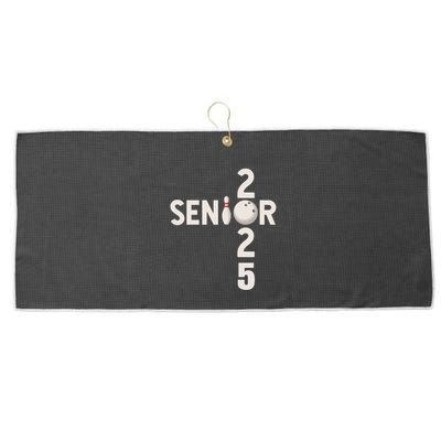 Senior 2025 Bowling Player Graduating Class Of 2025 Gift Large Microfiber Waffle Golf Towel