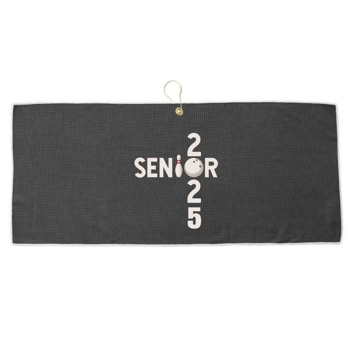 Senior 2025 Bowling Player Graduating Class Of 2025 Gift Large Microfiber Waffle Golf Towel