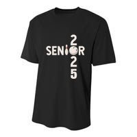 Senior 2025 Bowling Player Graduating Class Of 2025 Gift Youth Performance Sprint T-Shirt
