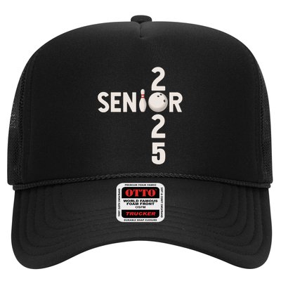 Senior 2025 Bowling Player Graduating Class Of 2025 Gift Trucker Hat