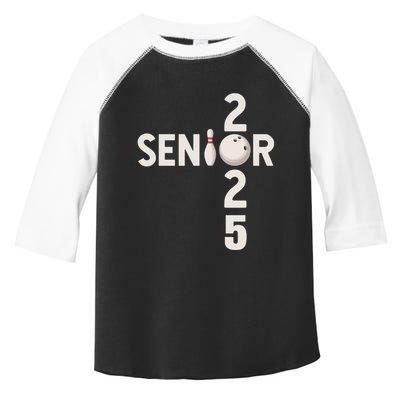 Senior 2025 Bowling Player Graduating Class Of 2025 Gift Toddler Fine Jersey T-Shirt