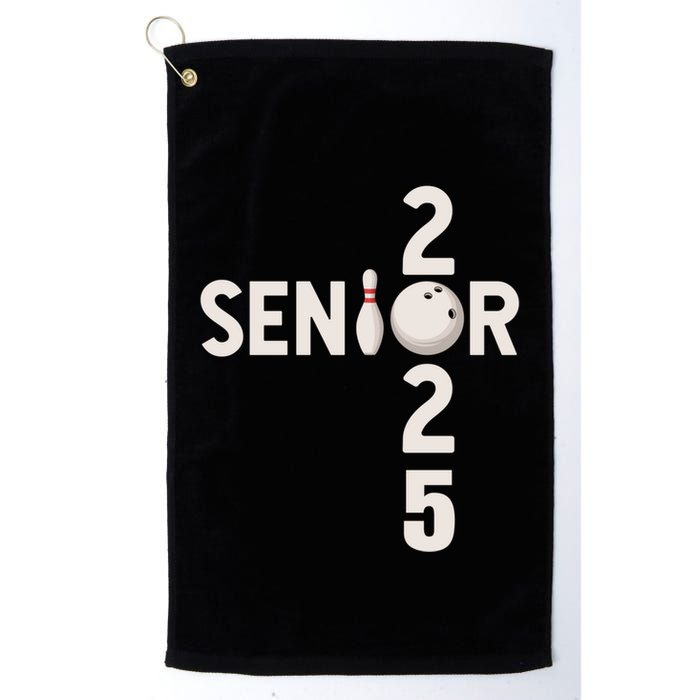 Senior 2025 Bowling Player Graduating Class Of 2025 Gift Golf Towel