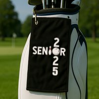 Senior 2025 Bowling Player Graduating Class Of 2025 Gift Golf Towel