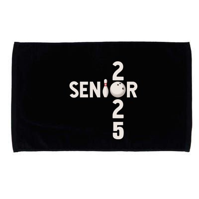 Senior 2025 Bowling Player Graduating Class Of 2025 Gift Microfiber Hand Towel