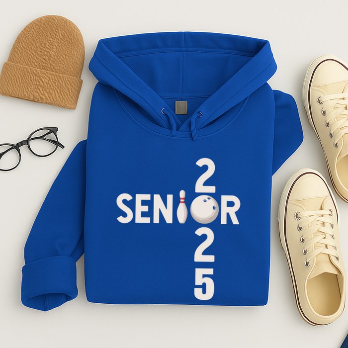Senior 2025 Bowling Player Graduating Class Of 2025 Gift Hoodie