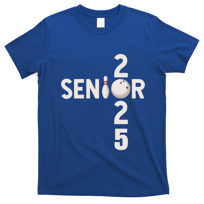 Senior 2025 Bowling Player Graduating Class Of 2025 Gift T-Shirt