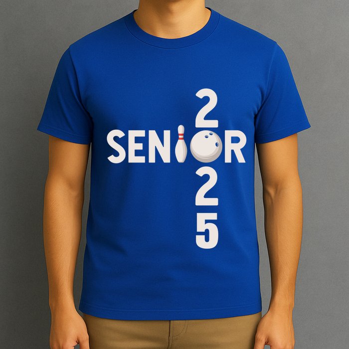 Senior 2025 Bowling Player Graduating Class Of 2025 Gift T-Shirt