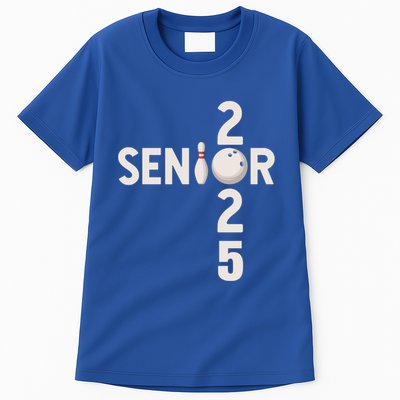 Senior 2025 Bowling Player Graduating Class Of 2025 Gift Tall T-Shirt