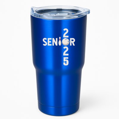 Senior 2025 Bowling Player Graduating Class Of 2025 Gift Tumbler