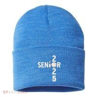 Senior 2025 Bowling Player Graduating Class Of 2025 Gift Sustainable Knit Beanie