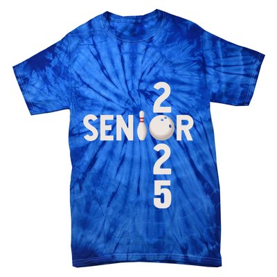 Senior 2025 Bowling Player Graduating Class Of 2025 Gift Tie-Dye T-Shirt