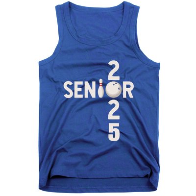 Senior 2025 Bowling Player Graduating Class Of 2025 Gift Tank Top