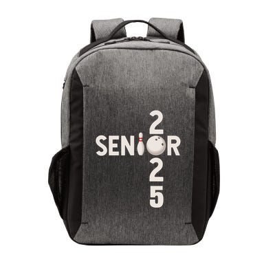 Senior 2025 Bowling Player Graduating Class Of 2025 Gift Vector Backpack