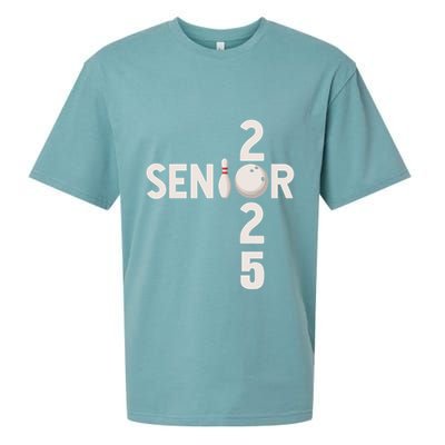 Senior 2025 Bowling Player Graduating Class Of 2025 Gift Sueded Cloud Jersey T-Shirt