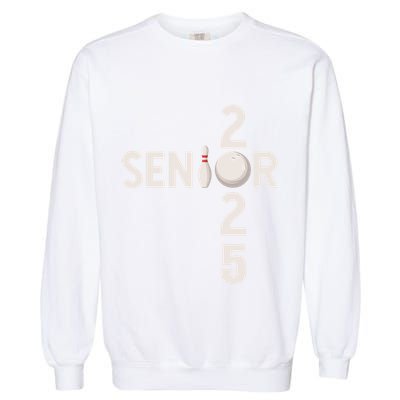 Senior 2025 Bowling Player Graduating Class Of 2025 Gift Garment-Dyed Sweatshirt