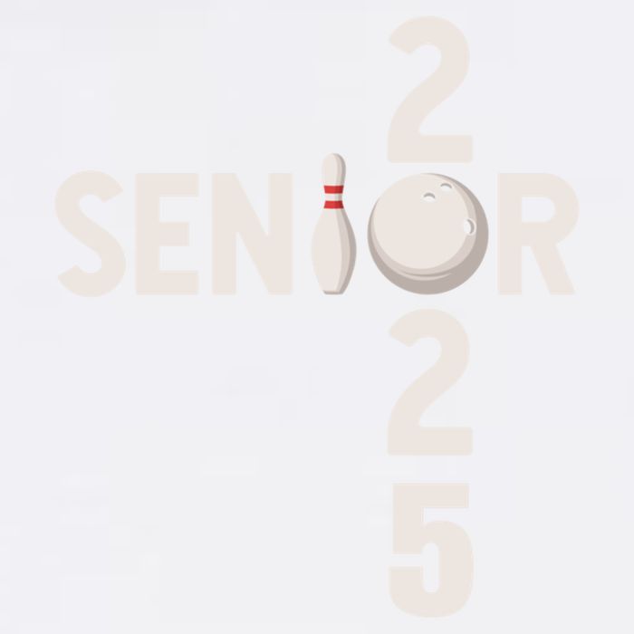 Senior 2025 Bowling Player Graduating Class Of 2025 Gift Garment-Dyed Sweatshirt