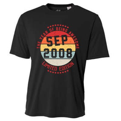 Sep 2008 Birthday The Year Of Being Awesome Gift Cooling Performance Crew T-Shirt