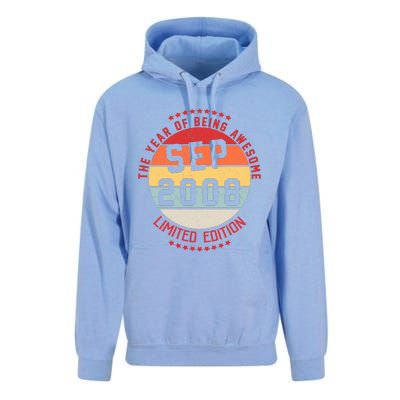 Sep 2008 Birthday The Year Of Being Awesome Gift Unisex Surf Hoodie