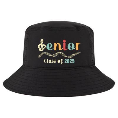 Senior 25 Band Orchestra Choir Class Of 2025 Music Notes Great Gift Cool Comfort Performance Bucket Hat